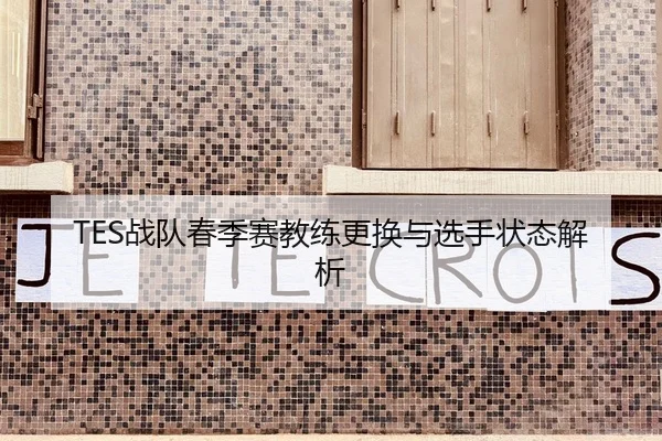 TES战队春季赛教练更换与选手状态解析